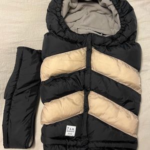 7AM Enfant Blanket 212 Chevron Extendable Baby Bunting